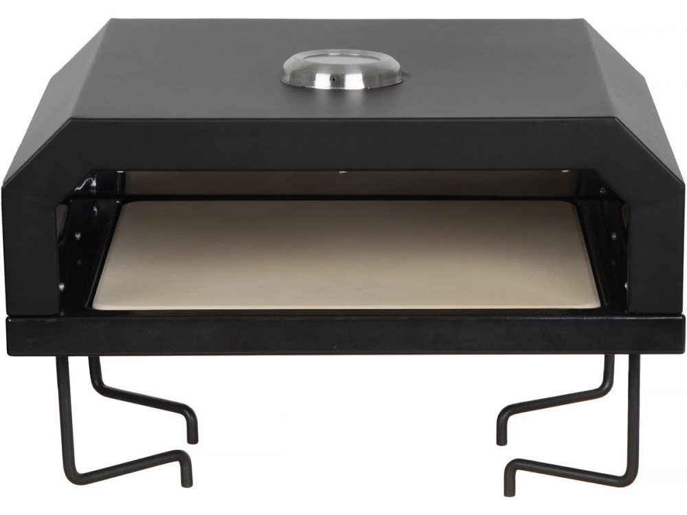Pizzello" barbecue pizzaoven - 40 x 35 x 28 cm - Zwart