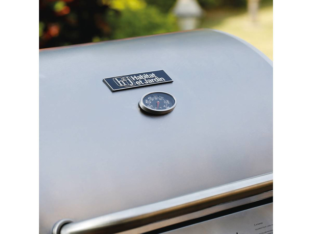 Gas BBQ gasbarbecue barbecue "Party 5" - 5 branders waarvan 1 zijbrander - 15,2 kW