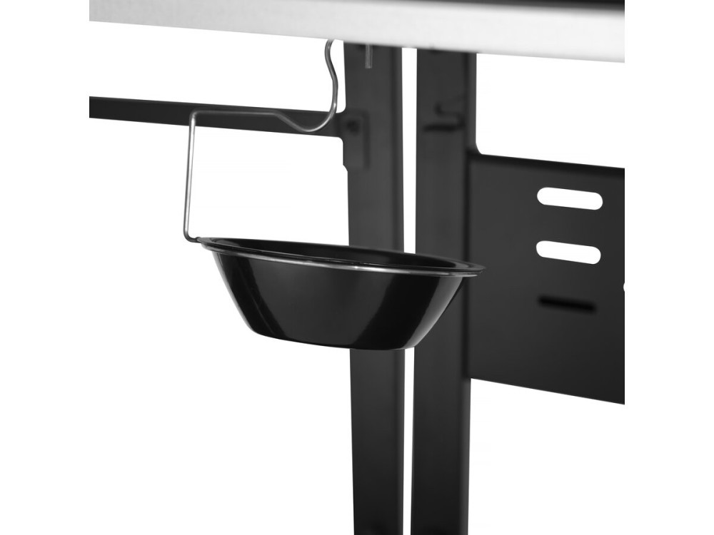 Gas BBQ gasbarbecue barbecue outdoor keuken - 12 kW - 4 branders - Zwart