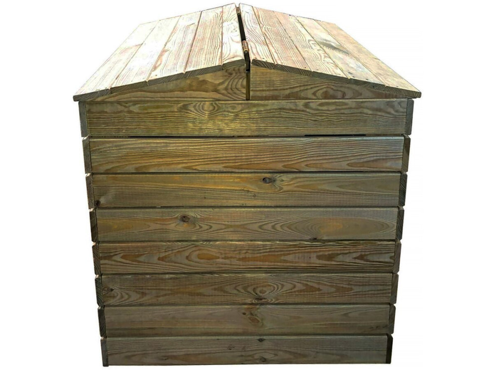 Compastbak hout 500 liter "Douglas" 80 x 80 x 85 cm