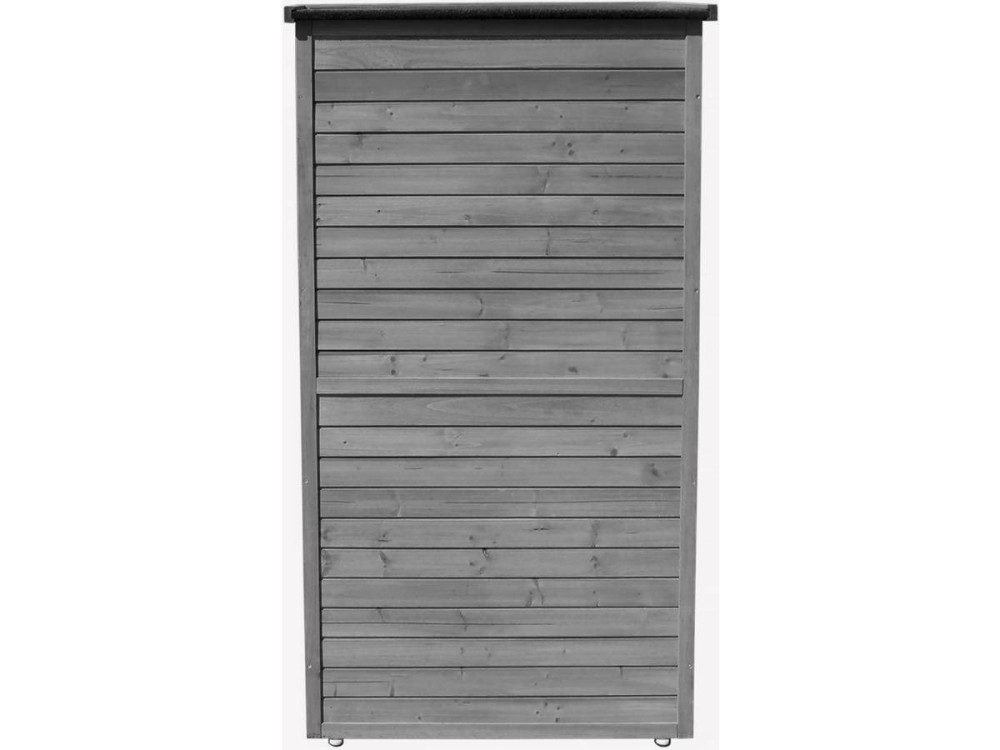 Tuinkast houten tuin berging "Space" - 87 x 46,5 x 160 cm - Antraciet