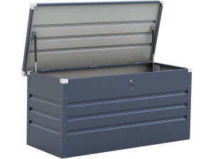 Opbergbox metalen tuinkist "Store" - 680 liter - 165 x 69 x 60 cm - Grijs