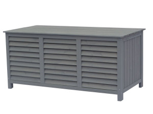 Opbergbox houten tuinkist "Macao" - 130 x 64 x 60 cm - Antraciet