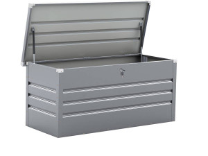 Opbergbox metalen tuinkist "Store" 680 liter - Zilver