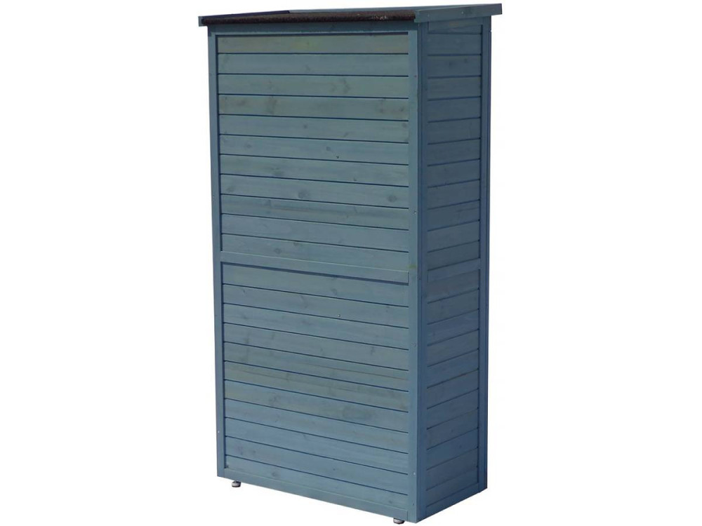 Tuinkast houten tuin berging "Space" - 87 x 46,5 x 160 cm - Blauw hemelsblauw