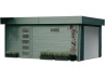 Garage "Modern" - 19.26 m² - 3.58 x 5.38 x 2.56 m - 40 mm - Gemotoriseerde deur
