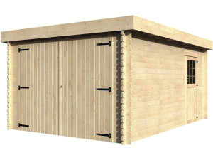 Houten garage "Galan" - 15.28 m² - 3.26 x 4.78 x 2.24 m - 28 mm