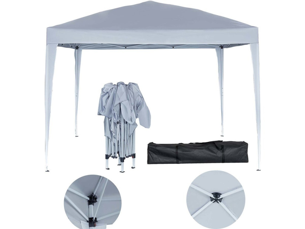 Partytent inklapbaar feesttent "Svetlana 4" - 12 m² - 3 x 4 m - Wit
