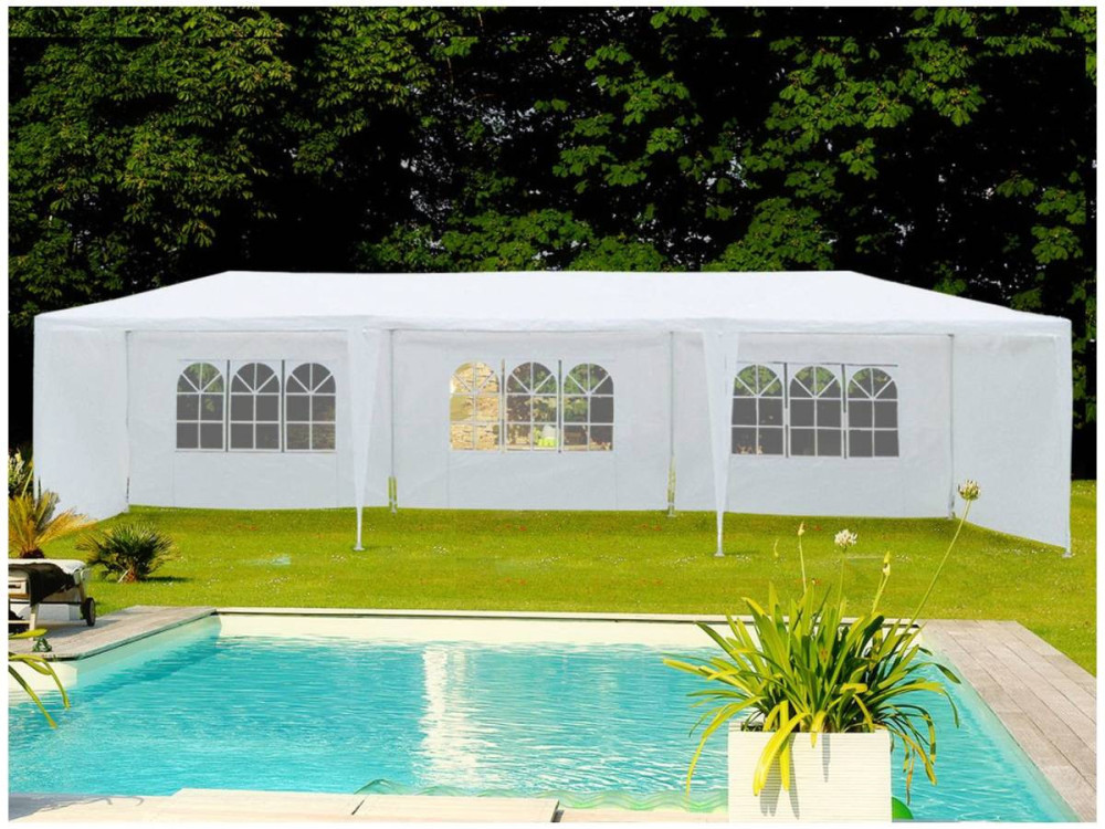 Feesttent party tent polyethyleen "Carolina" - 3 x 9 m