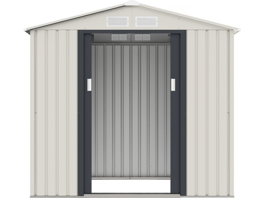 Metalen tuinhuis Nebraska - 2,71 m² met goot