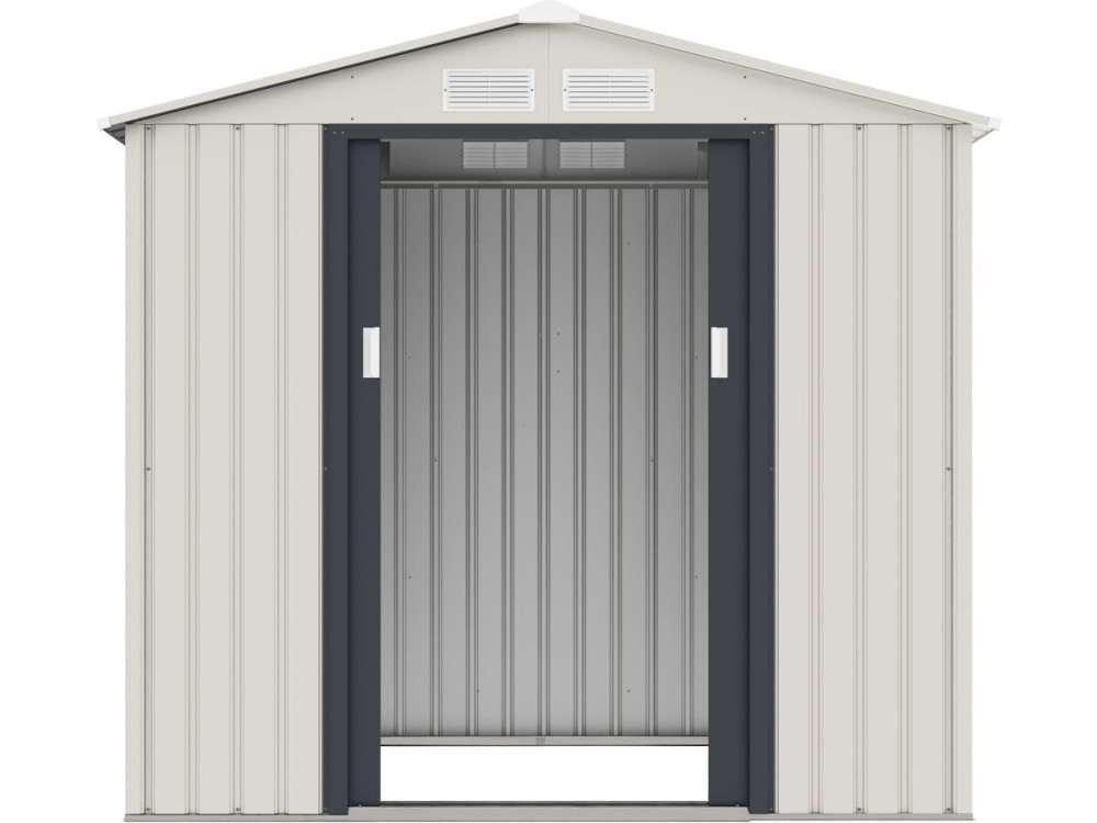 Metalen tuinhuis Nebraska - 4,07 m² met goot