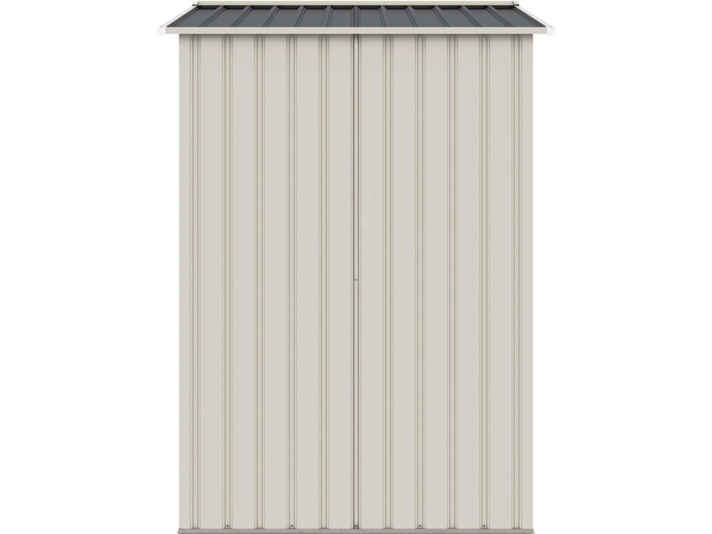 Tuinhuisje metaal "Nebraska" - 2.71 m² - Beige / Grijs antraciet
