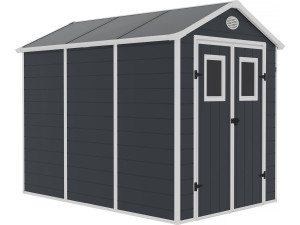 Tuinhuisje resin "Texas" - 5,23 m² - inclusief verankeringsset  - Antraciet
