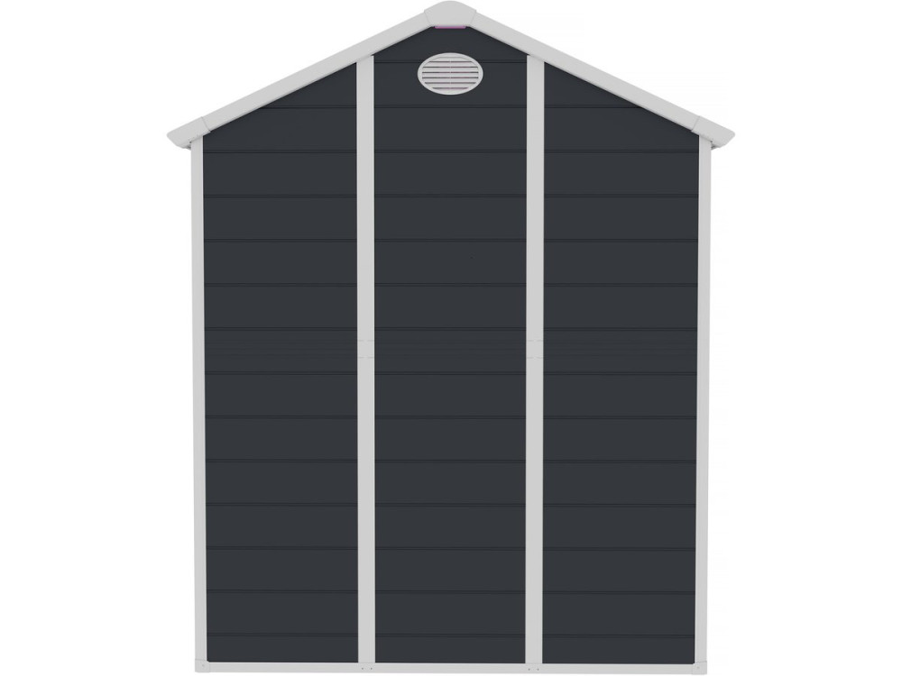 Tuinhuisje resin "Texas" - 5,23 m² - inclusief verankeringsset  - Antraciet