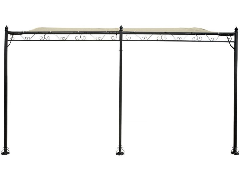 Metalen tuinhuisje - 3 x 4 m - Beige