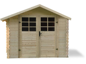 Traditioneel houten tuinhuisje - 8.88 m2 - 2.98 x 2.98x 2.18 m - 28 mm