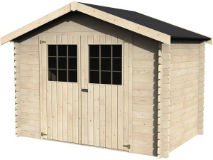 Houten tuinhuis "Flodova" - 5.90 m² - 2.98 x 1.98 x 2.32 m - 28 mm