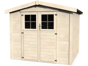 Houten tuinhuisje "Mareuil" - 6.14 m² - 2.57 x 2.39 x 2.12 m - 28 mm