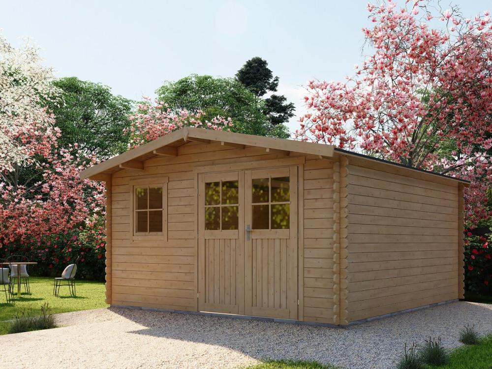 Houten tuinhuisje "Belval" - 18,75 m² - 28 mm