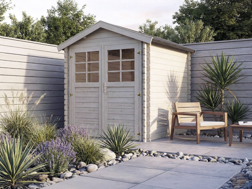 Houten tuinhuis "Beaumont" - 4,48 m² - 223 x 201 cm - 28 mm