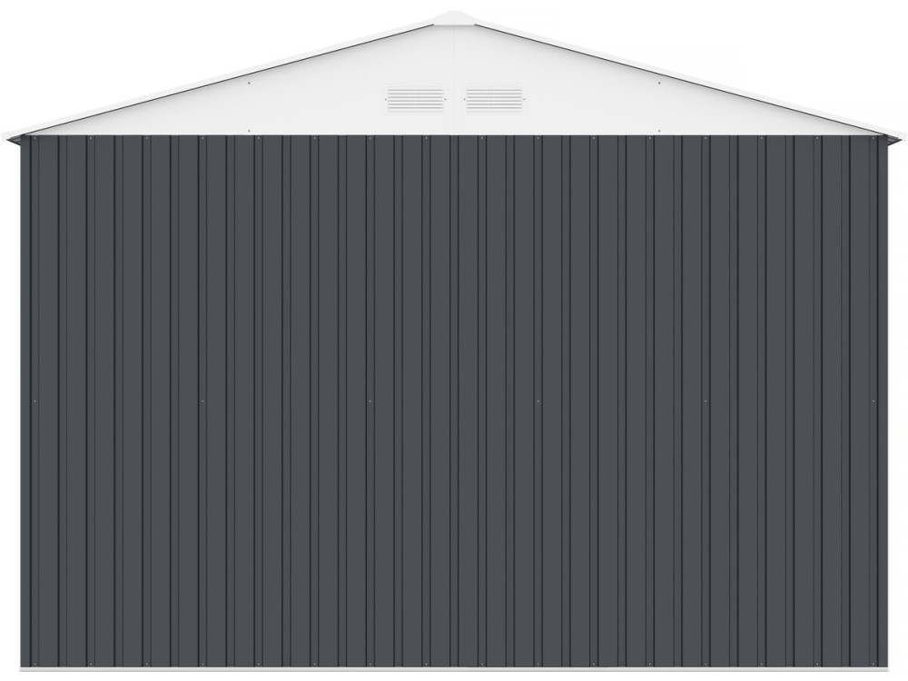 Garage auto schuur metaal "Houston" 18,56 m²  - Antraciet