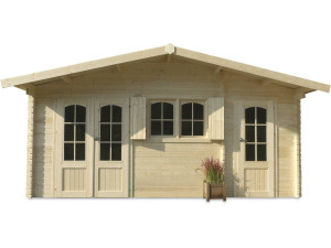Houten tuinhuis "Rostock" - 22.04 m² - 5.68 x 3.88 x 2.75 m - 40 mm