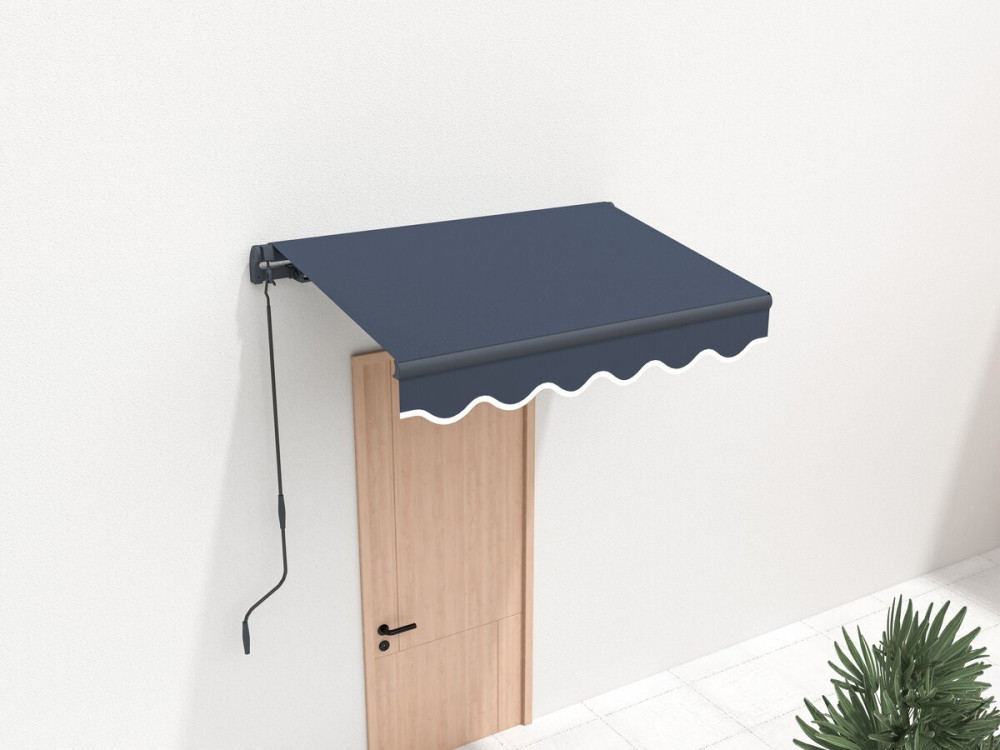 Luifel zonnescherm aluminium "Ombra 1" - 160 x 120 cm - Grijs