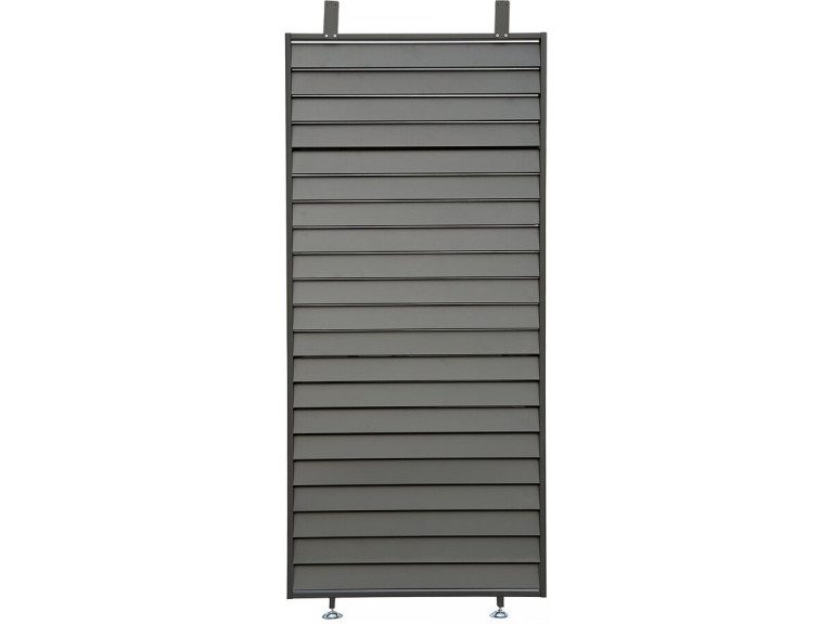 Clifford" gegalvaniseerd stalen luik voor bioklimatologische pergola - 92 x 4 x 208 cm - Grijs
