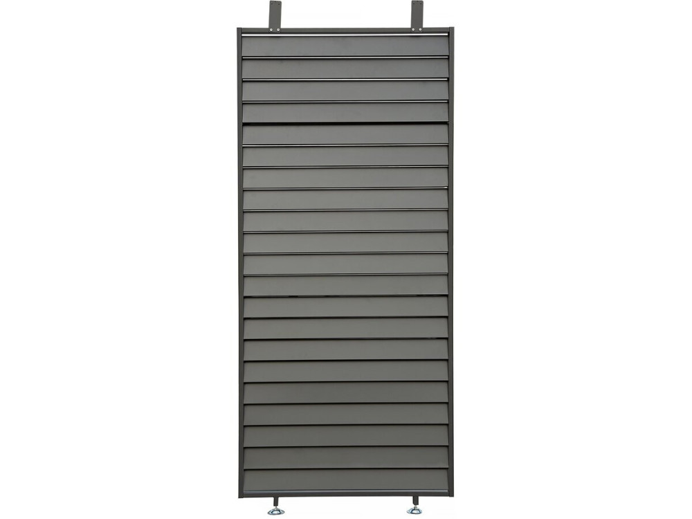 Clifford" gegalvaniseerd stalen luik voor bioklimatologische pergola - 92 x 4 x 208 cm - Grijs