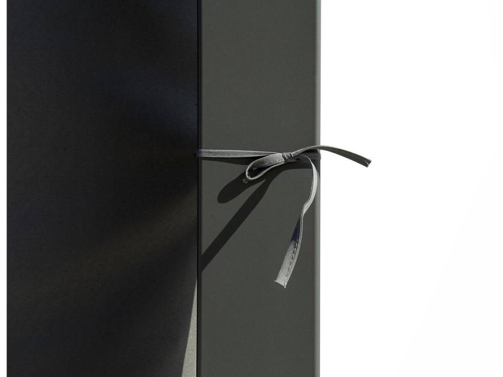 Kensington" gordijn voor bioklimatologische pergola - 3 x 6 m - Grijs