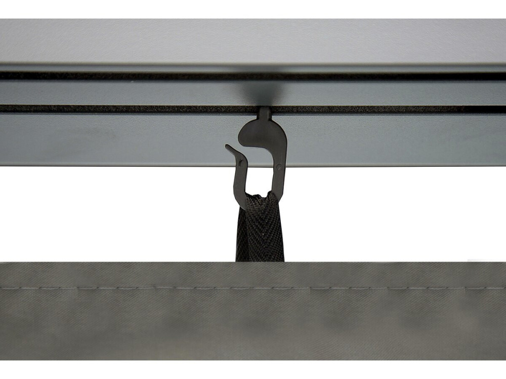 Kensington" gordijn voor bioklimatologische pergola - 3 x 5 m - Grijs