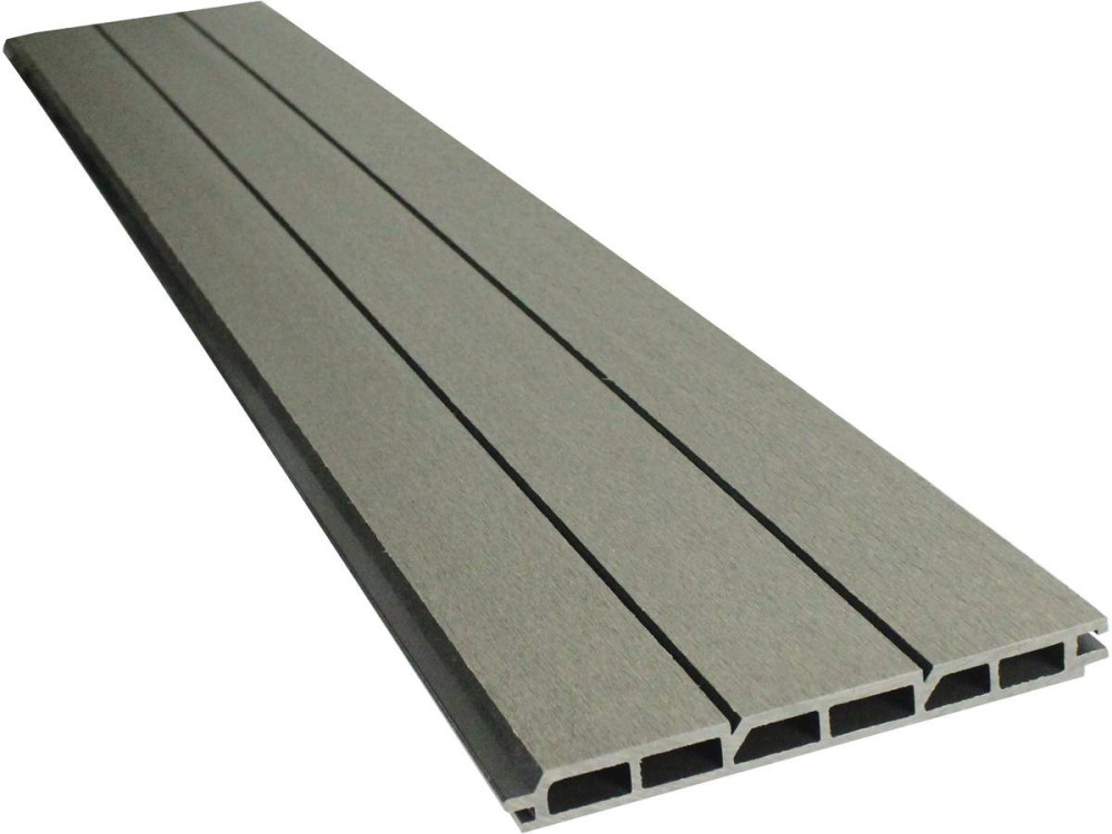 Schuttingplanken set 6 planken voor composiet schutting - Lengte 160 cm x breedte 25,8 cm x dikte 2 cm - Grijs
