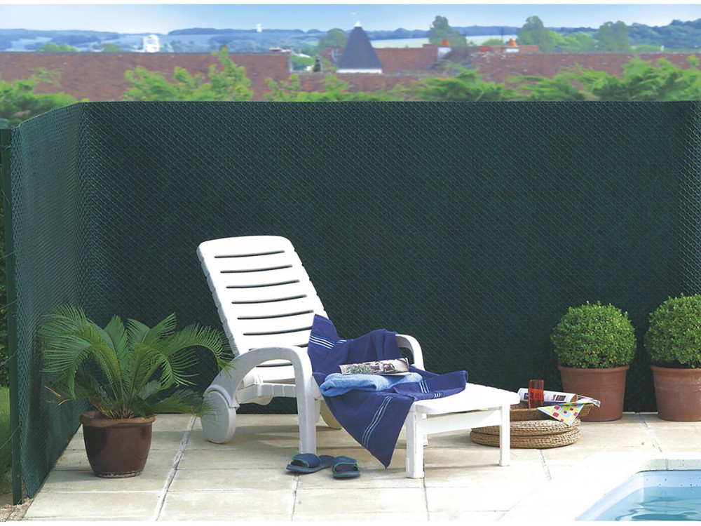Synthetisch privacyscherm - Tandem - 1,00 x 25 m - Groen