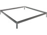 Onderstel basis voor tuinkas broeikas polycarbonaat "Hortensia" - 3,65 m² - 192 x 190 x 8 cm