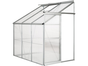 Polycarbonaat aangebouwde serre "Aneth" 190 x 125 x 195 cm - 2.37 m² - Frankrijk