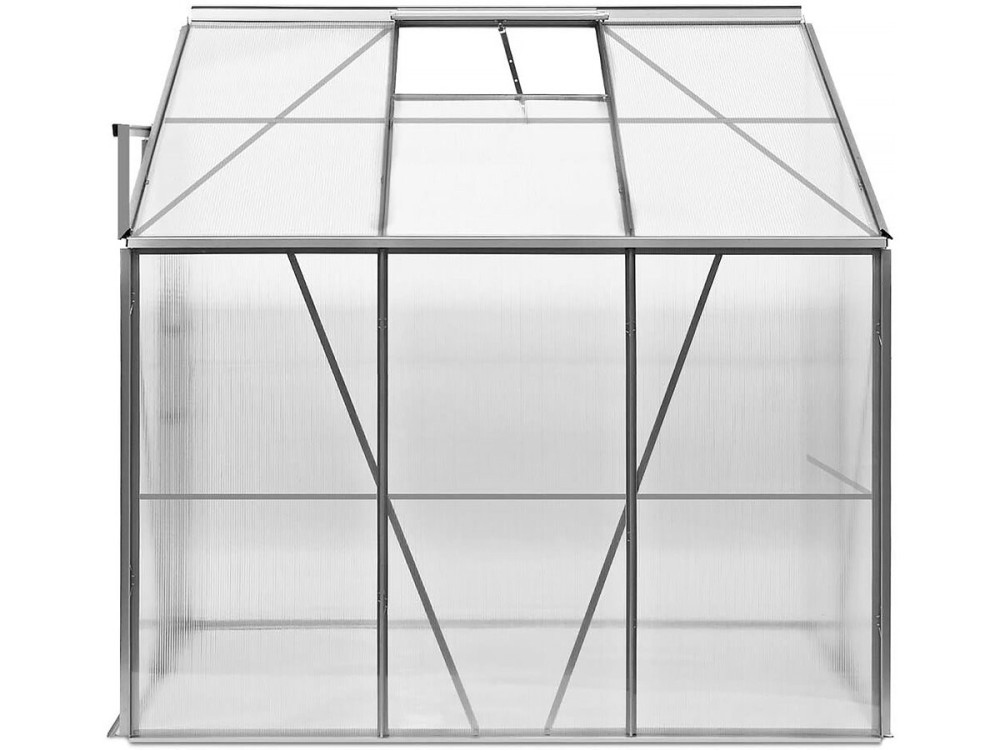 Polycarbonaat aangebouwde serre "Aneth" 190 x 125 x 195 cm - 2.37 m² - Frankrijk