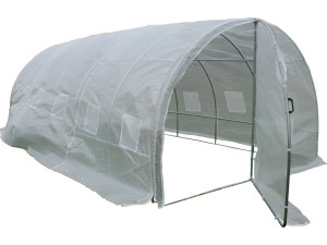 Tuintunnelkas met "Mimosa" deur - 180 g / m² - 18 m² - 6 x 3 x 2 m