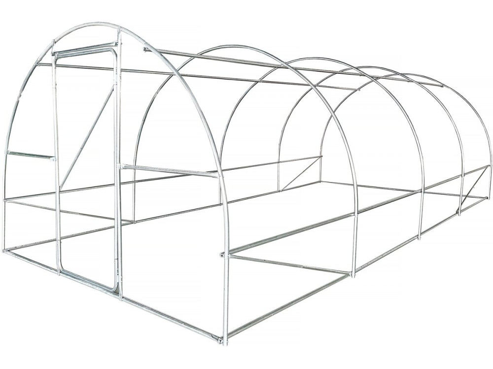 "Mimosa" Tunnelkas met deur - 18 m² - 180 g - Wit