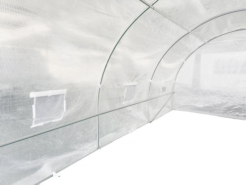 "Mimosa" Tunnelkas met deur - 18 m² - 180 g - Wit