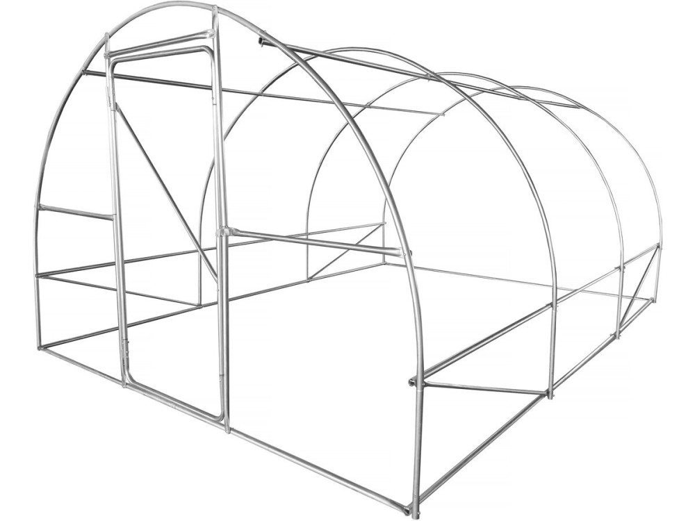 "Mimosa" Tunnelkas met deur - 12 m² - 180 g - Wit