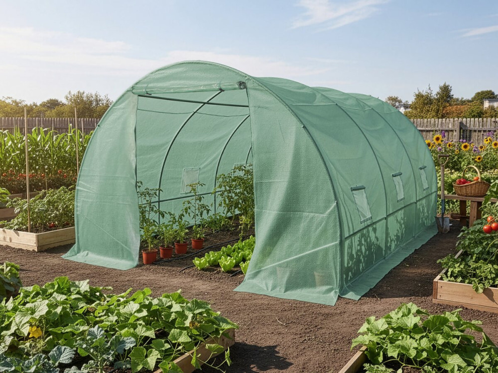 "Lys" Tuintunnelkashoes - 12 m² - 130 g - Groen