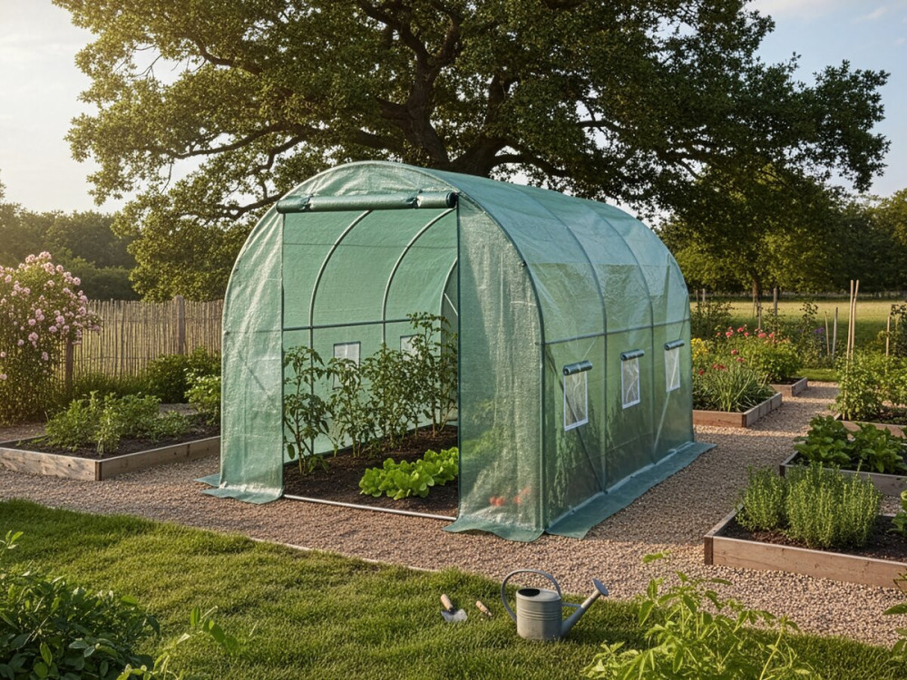 "Lys" Tuintunnelkashoes - 6 m² - 130 g - Groen