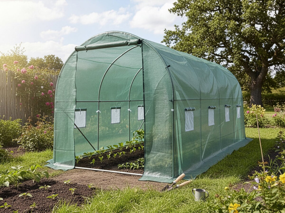 "Lys" Tuintunnelkas - 9 m² - 130g - Groen