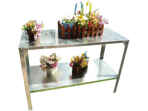 Tuintafel oppottafel planten Petunia- 115 x 50 x 75 cm