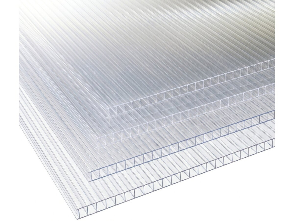 Set van 10 panelen van 4 mm dik polycarbonaat "Michigan" 7,9 m²