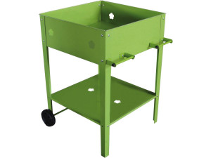 Tuintafel oppottafel metaal "Laurier" - 55 x 55 x 80 cm - Groen
