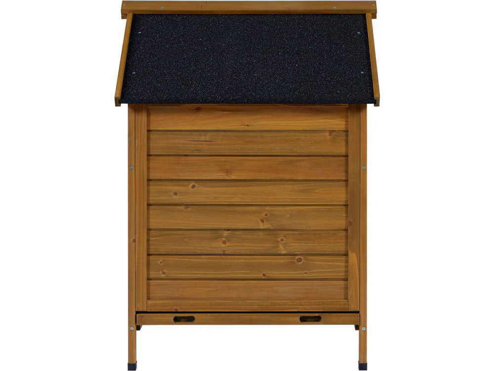 Kippenhok hout met nestkast "Cocotte" - Bruin - kastanjebruin
