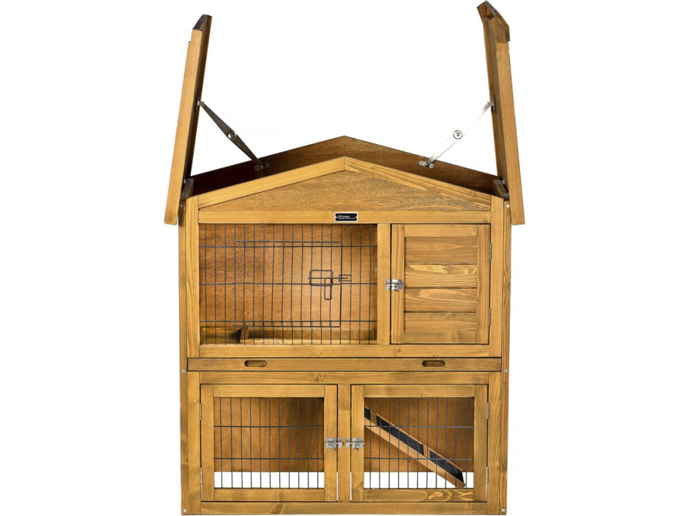 Houten hok "Noisette" - 102 x 55 x 100 cm - Bruin