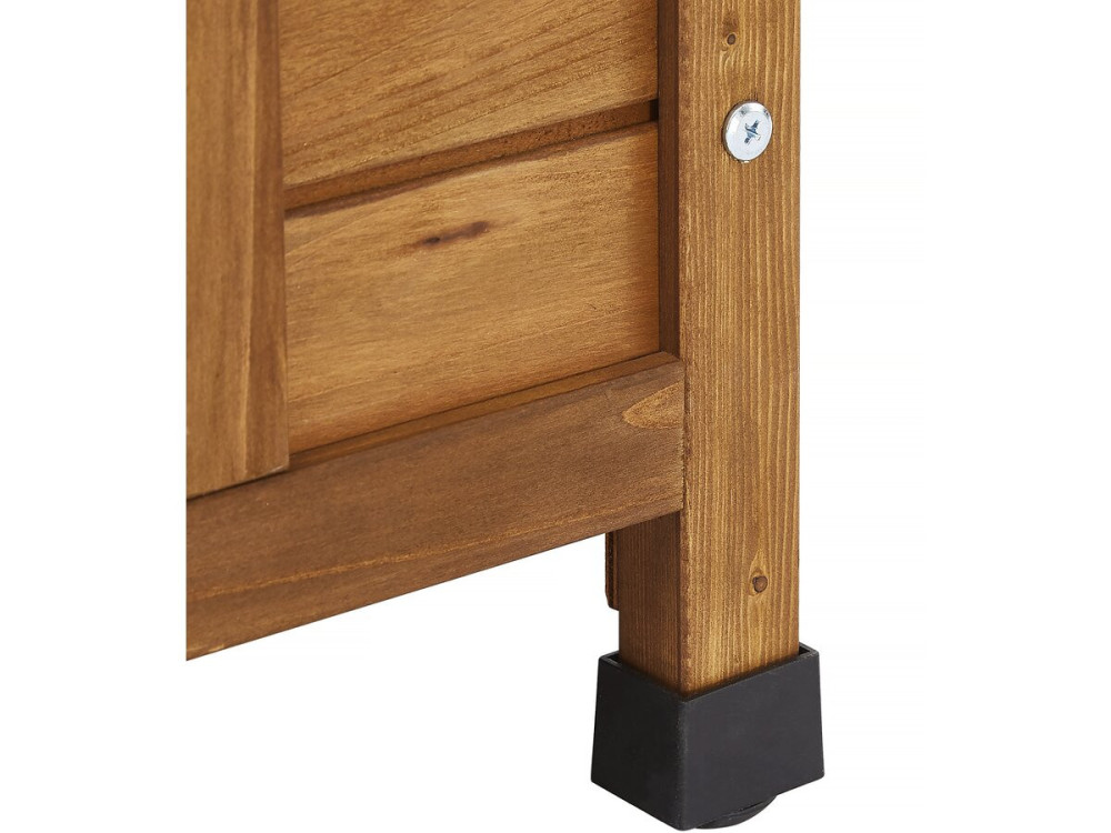 Honden huisje hout "Doggy" - 77 x 82 x 88 cm - Beige - lichtbruin