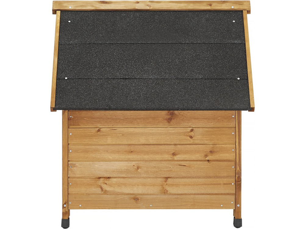 Honden huisje hout "Doggy" - 77 x 82 x 88 cm - Beige - lichtbruin